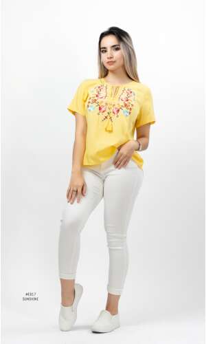 #EG17 BLUSA BORDADO FLORES #XU24
