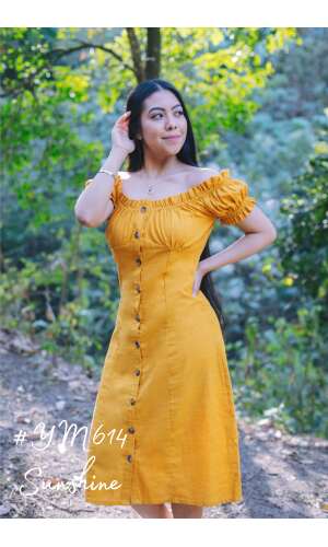 #YM614 VESTIDO STRAPLES #PU143