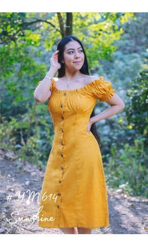 #YM614 VESTIDO STRAPLES #PU143
