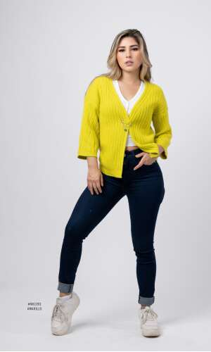 #WU193 CARDIGAN LYCRA ABIERTO #SU72