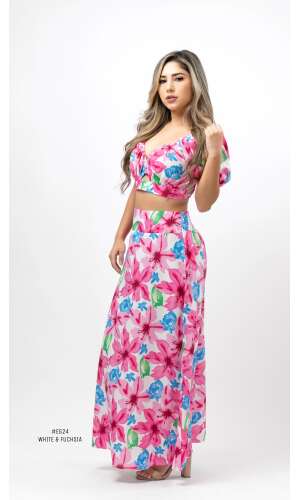 #EG24 VESTIDO TOP+FALDA #XU31