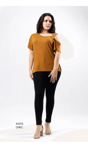 #Si50 BLUSA HOMBRO PUNTILLA #AD39