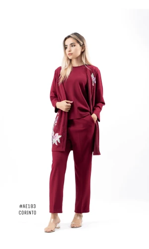 #AE183 CONJUNTO SAQUITO + PANTALON