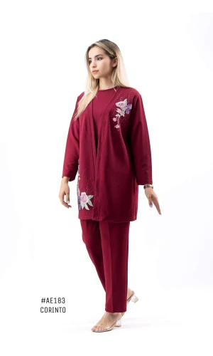 #AE183 CONJUNTO SAQUITO + PANTALON